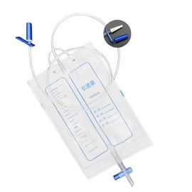 Eruceky Pack of 10 Disposable Urine Bags, Urine Bag Absorbent, Portable Pee Bag, Urine Bag for Men and Women, Drainage Bag, Extension Tube for Anti-Reflux Drainage Bag