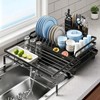 Kitchen Dish Drying Rack – Multifunctional & Expandable Dish Drainer;
