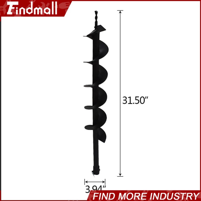 Findmall 4 Inch Earth Auger Drill Bit Fit For Gas