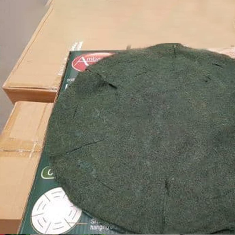 Karrma Ltd Jute Hanging Basket Liner - Green (14-Inch x