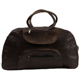 Bolsa de cuero para gimnasio, equipaje de viaje, para hombres y mujeres                                                                               