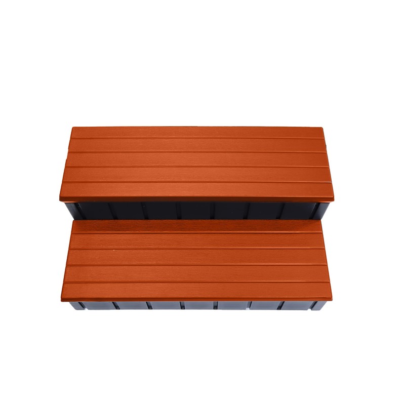 Confer Plastics Two Tier 36" Wide Deluxe Hot Tub Step.
