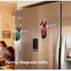 2 x Jesus I Saw That Magnet, Funny Christmas Magnet