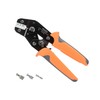 IWISS SN-48BE Simultaneous Crimping Pliers, Ratcheting Type, Open Barrel, Faston