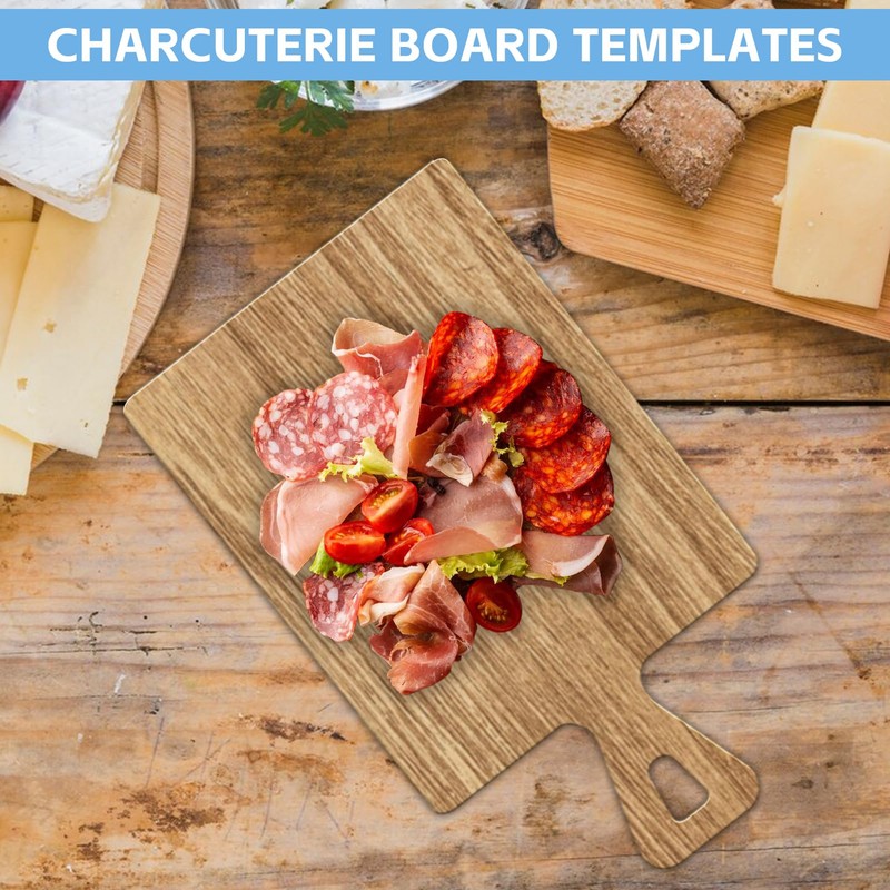 TRINKA Charcuterie Board Template Set - 6 Pcs Acrylic Router