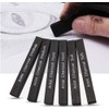 6Pack Compressed Charcoal Sticks for Drawing Sketch Charcoal Stick Professional