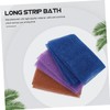 PACKOVE 3Pcs Back Bathing Towels for Skin Exfoliation Long and