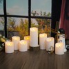 Nimiko Flameless Candles with Remote, Battery Operated Flickering Flameless Candles,