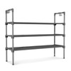 LANTEFUL 3 Tier Shoe Rack for Closet, Shoe Organizer with