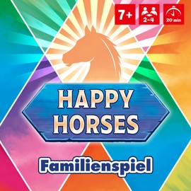 Trefl - Happy Horses - A Game for the Whole Family, Horses, for Animal Lovers, for Adults and Children from 7 Years