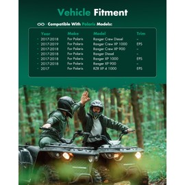 Rear left right CV Axle Shaft Assembly fit for Polaris Ranger Crew Diesel 2017-2018 Crew XP 1000 900 for Polaris RZR XP 4 1000 2017 1334175 1333756 1 Pack