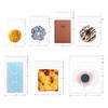 Square Clear Self Adhesive Cello Bags 7x7'' 300pcs Seal Fresh
