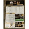 Boston Bruins Game Poster VS Chicago Blackhawks 4/10/25 #88 David