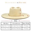 FLUFFY SENSE. Big Wide Brim Felt Rancher Fedora Hat for