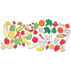 Springboard Pre-Cut Fruit And Vegetable Paper Shapes (Pack of 400)