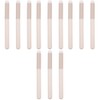 Baluue 4sets Comfy Wood Handle Makeup Brush Set Lip Brush