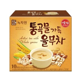 Nokchawon 통곡물율무차 녹차원 통곡물 율무차 10스틱 Whole Grain Job's Tears Tea Green Tea One Whole Grain Job's Tears Tea 10 Sticks