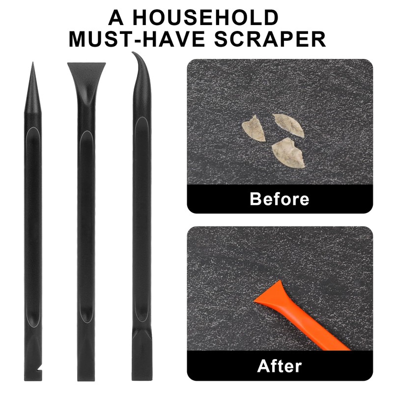 Carbon Fiber Plastic Scraper, 9 PCS Small Scraper Tool Plastic