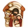 THUN - Formella Sacra Famiglia in ceramica - Presepe -