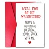 GYYsweetus Valentines Day Card for Wife Husband, Will You Be