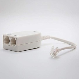 FireFold Dual DSL Filter, Male to 2 Female Telephone Modem DSL Splitter Filter - for an existing Home Involves Installing DSL Filters on Every Telephone, fax Machine, voiceband Modem