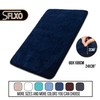 SFLXO 100cm x 60cm Non Slip Bath Mat Machine Washable