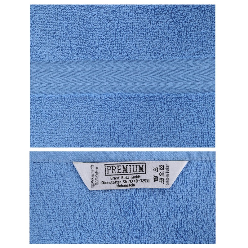 10 Piece Set Wash Mitts Premium Colour: royal blue and