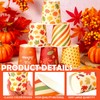 300Pcs Fall Thanksgiving Paper Cups 4Oz Colorful Pumpkin Maple Leaves