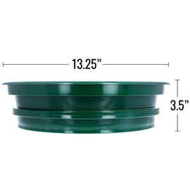ASR Outdoor Gold Rush Mineral Sifting Classifier Sieve Prospect Pan Plastic 4 Holes per Inch