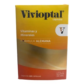 Suplemento Vitaminas Y Minerales Vivioptal - 105 Capsulas Sabor N/a