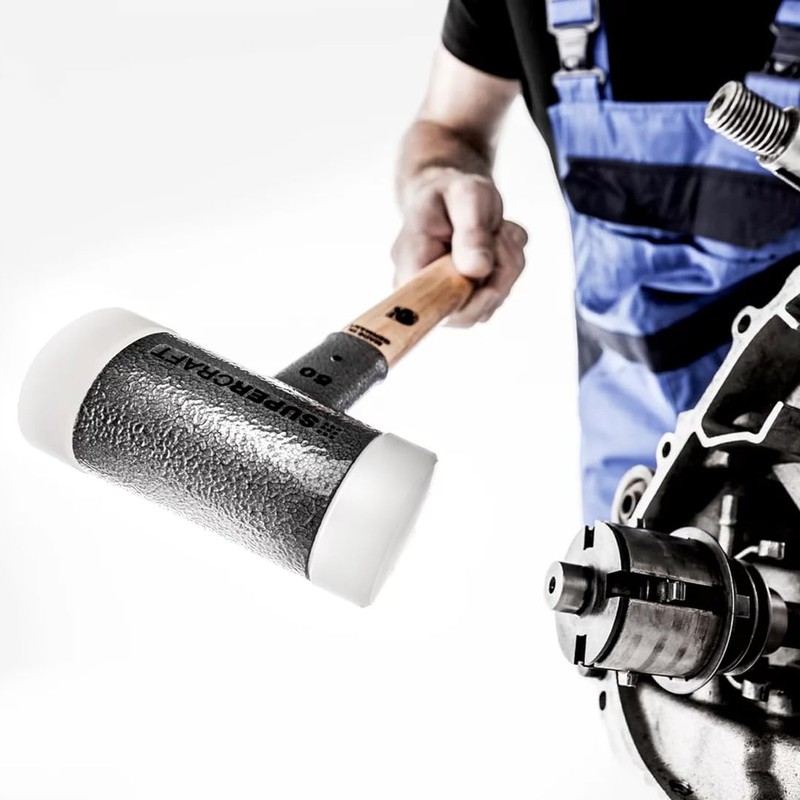 Halder SuperCraft Dead Blow Mallet 3366.050 - Non-Rebounding Mallet, Hard