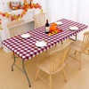 Smiry - Mantel rectangular de pícnic, elásticos, impermeables, ajustados, con