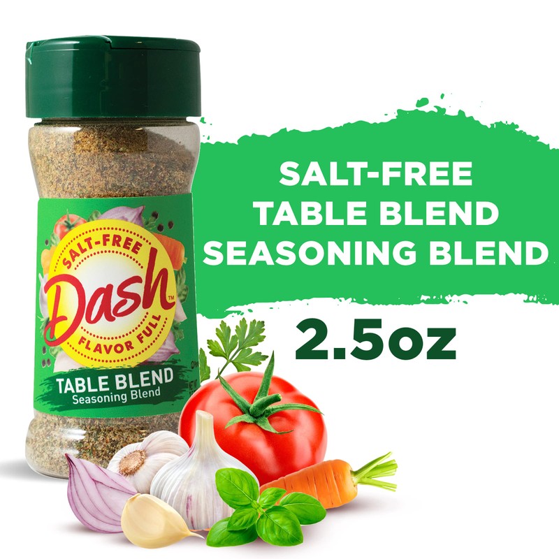Dash Salt-Free Seasoning Blend, Table Blend, 2.5 Ounce (Pack of