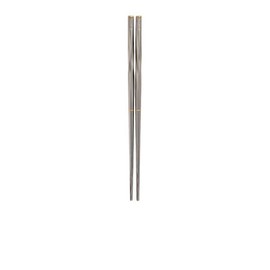 Thous Winds Titanium Chopsticks, Compact, Lightweight, Titanium, Barbecue Chopsticks, Tableware, Cutlery, Disassemblable, Anti-Slip, For Outdoor Activities, Camping, Includes Bag