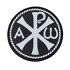 Chi Rho Jesus Christ Symbol Tactical PVC Badge Compatible with