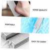 DOITOOL 4pcs Double-sided Stainless Steel Foot File Foot Exfoliating Tool