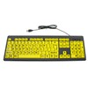 5 Star Super Deals Big Bright Easy See Keyboard Yellow