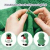 Weming Couple Mini Crochet Hummingbird Plush with Story Sign, Handmade