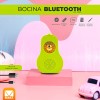 Maíz Bocina Bluetooth/radiofm/am/swusb/tf Card Forma De Aguacate Color Rosa