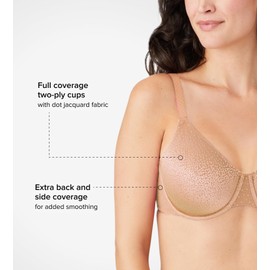 Wacoal Women's Back Appeal Underwire Bra, Rose dust, 38C