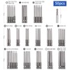 50pcs Extra Long Security Bit Set,Screwdriver Bit Set, Extra Long