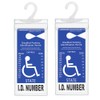 Handicap Parking Placard Holder, Ultra Transparent Disabled Permit Protective Cover