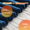 WOOMER [5-Year Warranty] Electric Blanket Twin Size,Durable Flannel and Soft