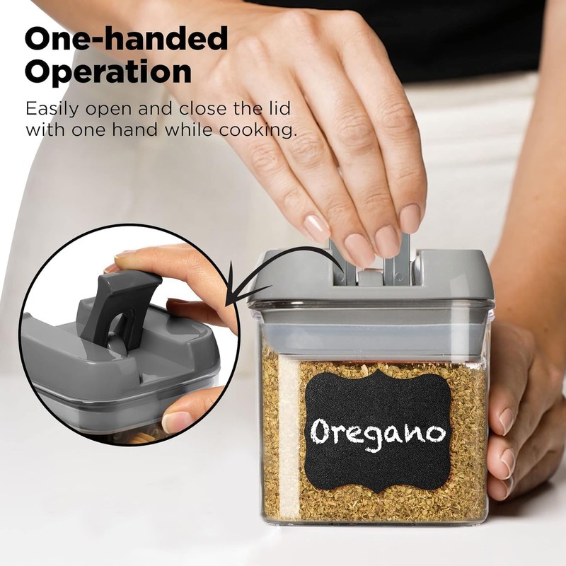 Shazo 9 PC Airtight Food Storage Containers - BPA Free