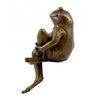 Vienna Bronze Sculpture - Funny Animal Character - Sitting Frog
