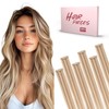 SEGO Single Clip In Hair Extensions Real Human Hair 6
