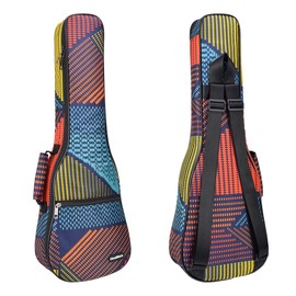 CLOUDMUSIC Ukulele Case Gig Bag Padded Backpack For Tenor 26" Inch(Tenor,Dark Blue)