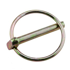 SQXBK 2PCS Pin Heavy Duty Pin Locking Pin Clip M6x45 Galvanised O Ring Safety Pin Suitable for Horticulture and Agriculture and Truck