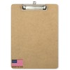 Officemate Recycled Wood Clipboard, Letter Size, Low Profile Clip, 9