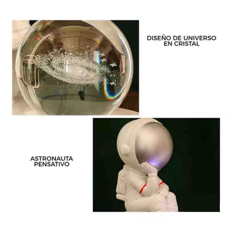 Generic Bola De Cristal 3d, Luz Nocturna, Universo, Bola De